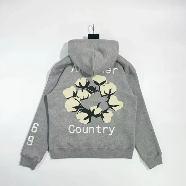 Denim Tears CPFM Smiling Gray Hoodie - Image 2