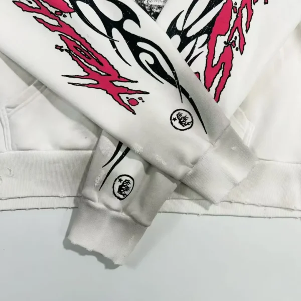 Hellstar White RECORDS Zipper Hoodie - Image 8
