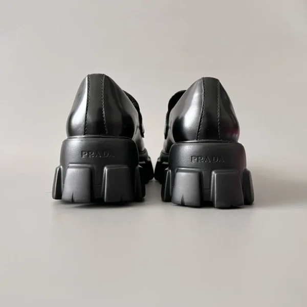 PRADA Prada Monolith leather ankle sole thick soled loafers - Image 5