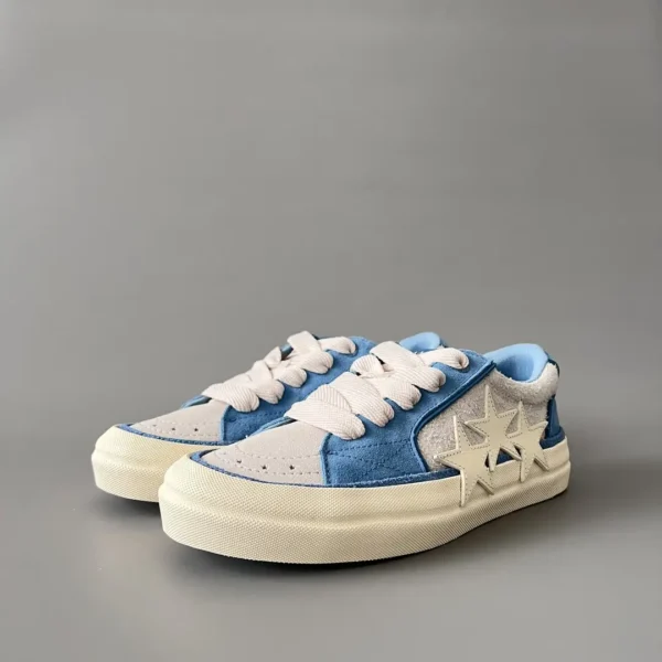 AMIRI Sunset leather suede Low top skateboard shoes for both men and women