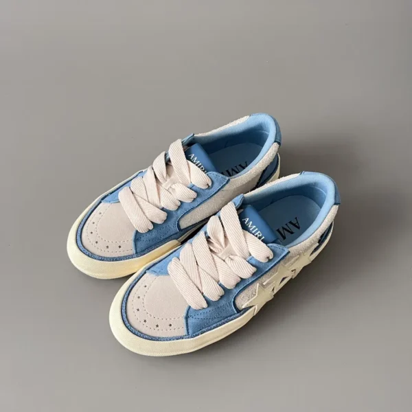 AMIRI Sunset leather suede Low top skateboard shoes for both men and women - Image 8