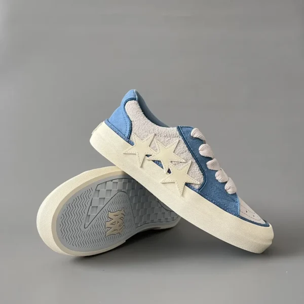 AMIRI Sunset leather suede Low top skateboard shoes for both men and women - Image 7