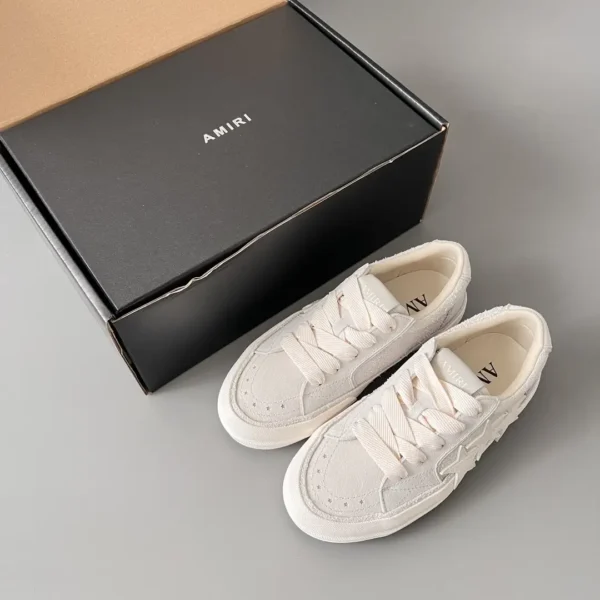 AMIRI Sunset leather suede Low top skateboard shoes for both men and women - Image 9