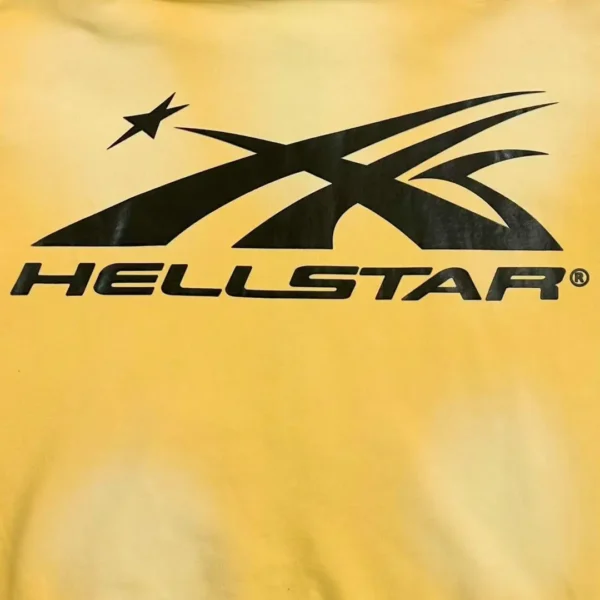 Hellstar Sports Yellow Zipper Hoodie - Image 8