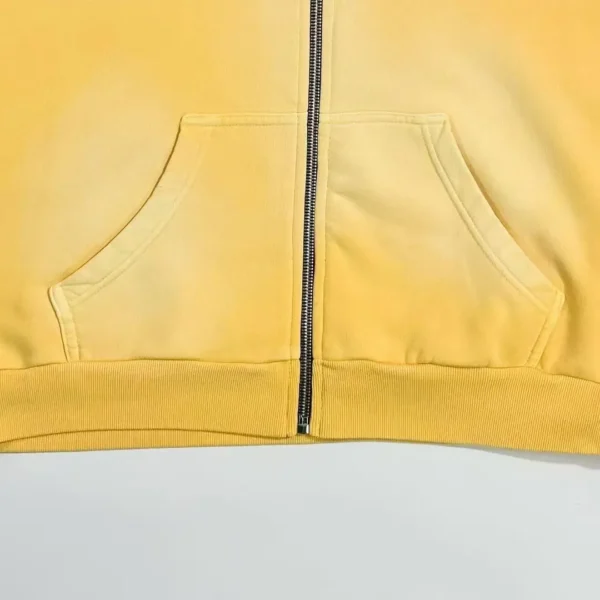 Hellstar Sports Yellow Zipper Hoodie - Image 6