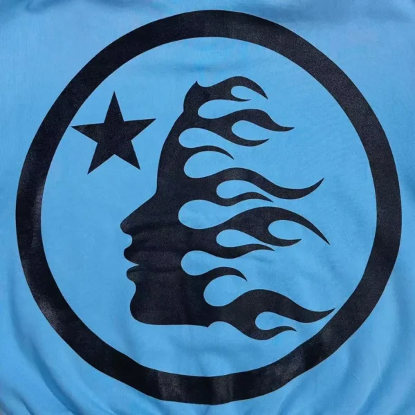 Hellstar Sports Blue Zipper Hoodie - Image 10