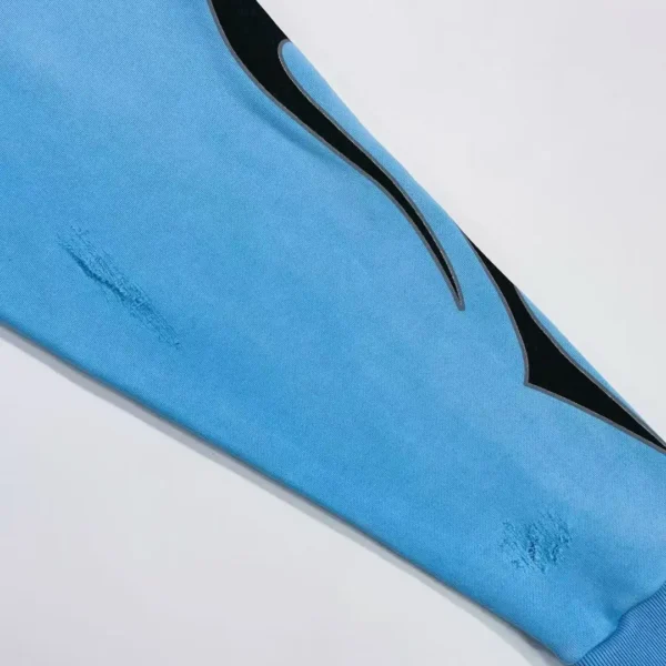 Hellstar Sports Blue Zipper Hoodie - Image 8