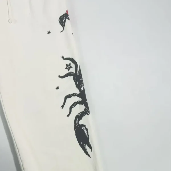 SP5DER Scorpion White Pants - Image 4