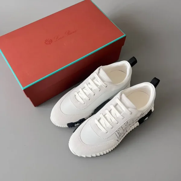 Hermes Bouncing calf leather logo printed Low cut - Image 9