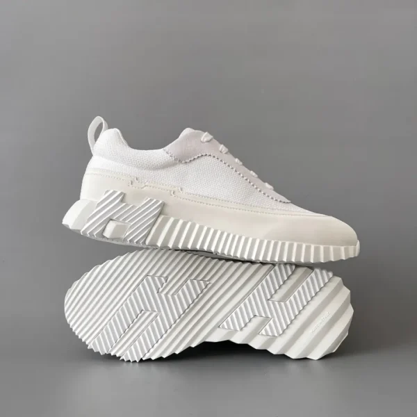 Hermes Bouncing Low cut round toe lace up casual shoes full - Image 6