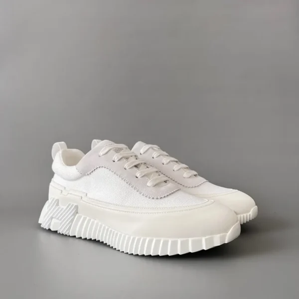 Hermes Bouncing Low cut round toe lace up casual shoes full - Image 3