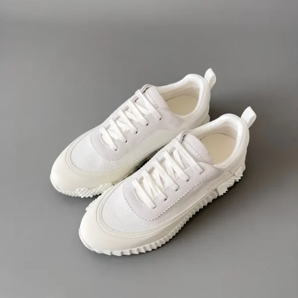 Hermes Bouncing Low cut round toe lace up casual shoes full - Image 8