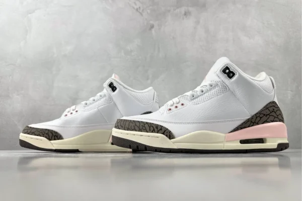 Air Jordan 3 retro "dark mocha" cherry blossom white brown powder - Image 5