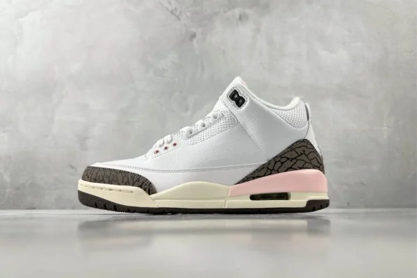 Air Jordan 3 retro "dark mocha" cherry blossom white brown powder