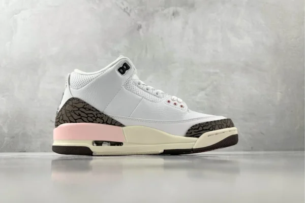 Air Jordan 3 retro "dark mocha" cherry blossom white brown powder - Image 2