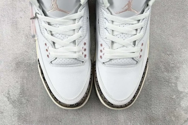 Air Jordan 3 retro "dark mocha" cherry blossom white brown powder - Image 7