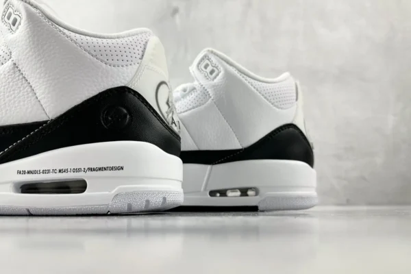 Fragment Design x Jordan Air Jordan 3 retro spwhite "by Hiroshi Fujiwara in black&white - Image 8
