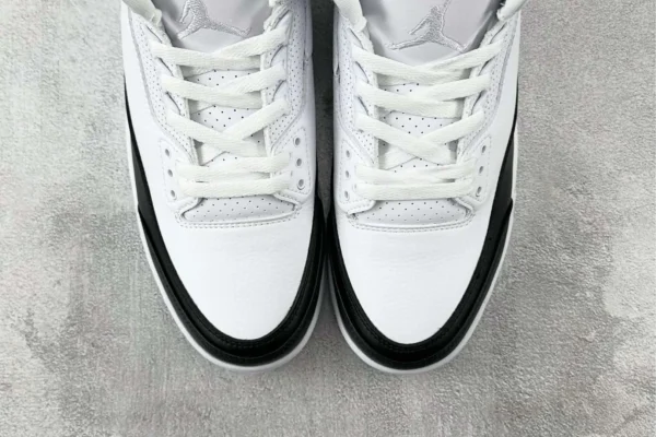 Fragment Design x Jordan Air Jordan 3 retro spwhite "by Hiroshi Fujiwara in black&white - Image 7