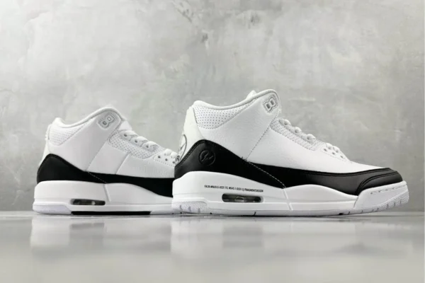 Fragment Design x Jordan Air Jordan 3 retro spwhite "by Hiroshi Fujiwara in black&white - Image 6