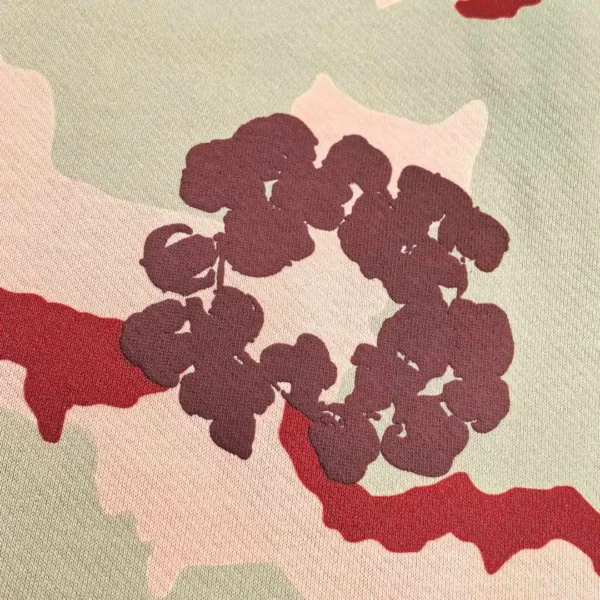 Denim Tears Yellow Brown Desert Camouflage Cotton Flower Pants - Image 6