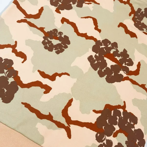 Denim Tears Yellow Brown Desert Camouflage Cotton Zipper Shirt - Image 8