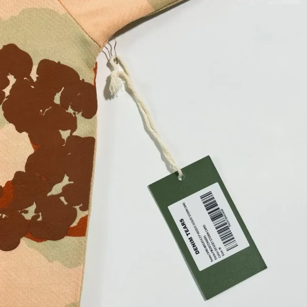 Denim Tears Yellow Brown Desert Camouflage Cotton Zipper Shirt - Image 9