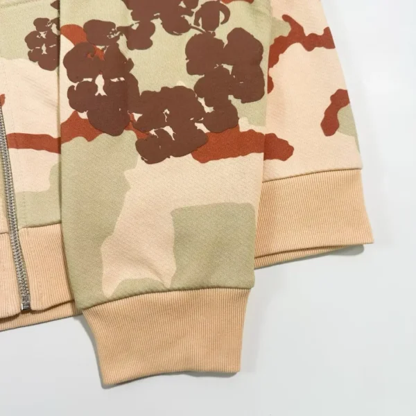 Denim Tears Yellow Brown Desert Camouflage Cotton Zipper Shirt - Image 10