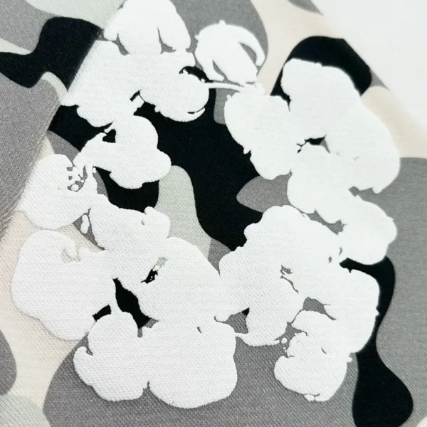 Denim Tears White Snow Camouflage Cotton Zipper Sweater - Image 5