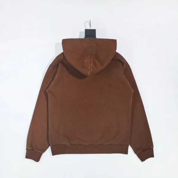 Sp5der Brown Hot Diamond Spider Web Hoodie - Image 2
