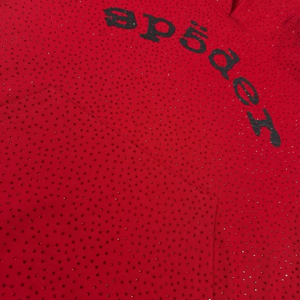 Sp5der Red Diamond Hoodie - Image 6