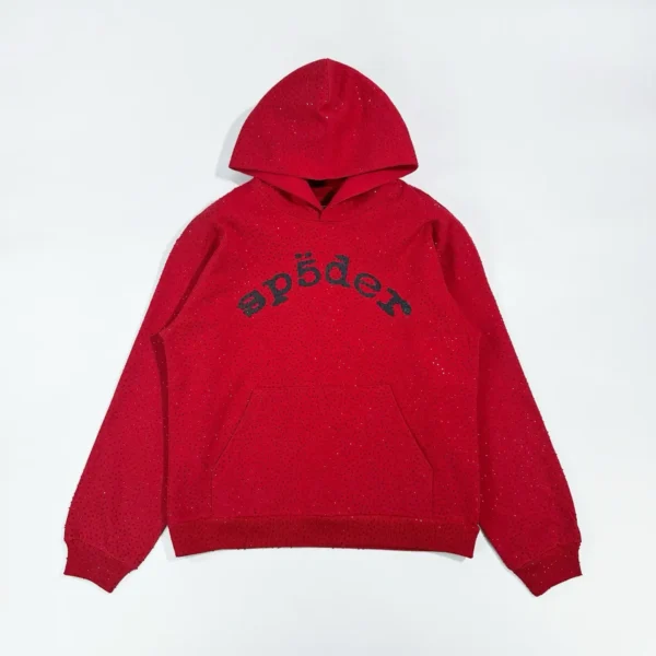 Sp5der Red Diamond Hoodie