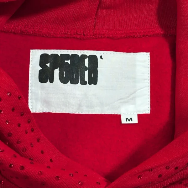 Sp5der Red Diamond Hoodie - Image 3
