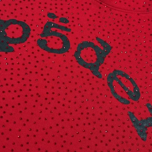 Sp5der Red Diamond Hoodie - Image 5