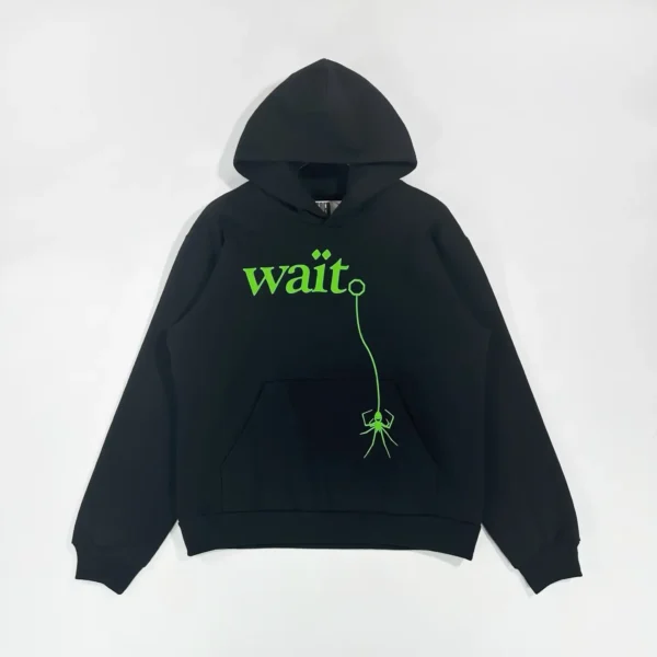 Sp5der Grey Wait Spider Hoodie  0761 *Knitted 450g