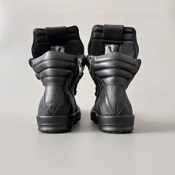 Rick Owens      New Coarse Lace Series - Mainline Black High Top Lace - Image 5