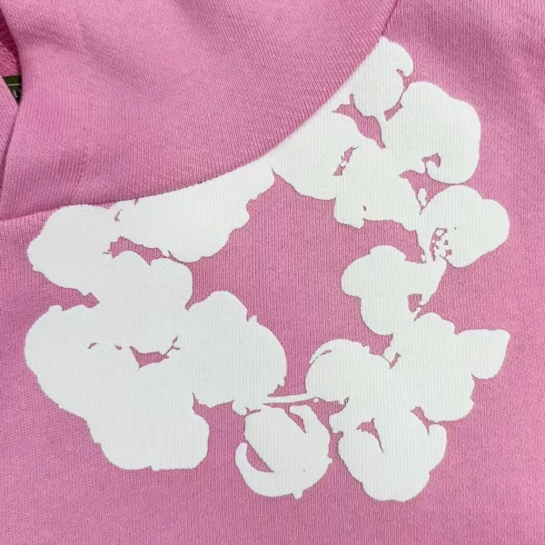Denim Tears Mono Pink Kapok Hoodie - Image 4