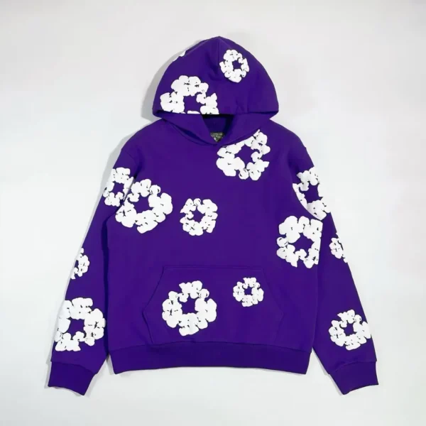 Denim Tears Mono Purple Kapok Hoodie