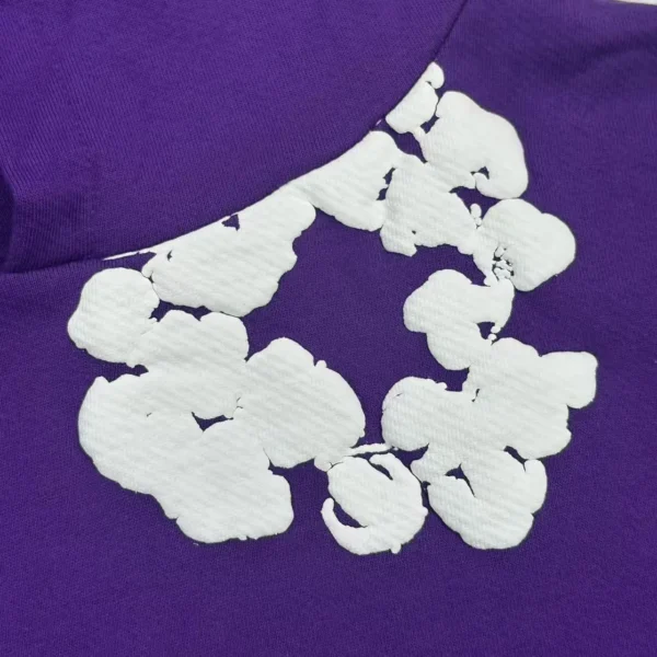 Denim Tears Mono Purple Kapok Hoodie - Image 4