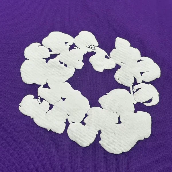Denim Tears Mono Purple Kapok Hoodie - Image 5