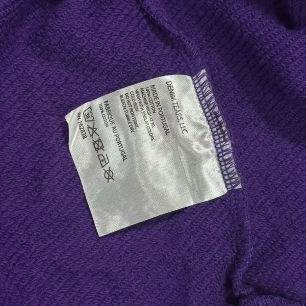 Denim Tears Mono Purple Kapok Hoodie - Image 8