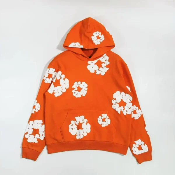 Denim Tears Mono Orange Kapok Hoodie