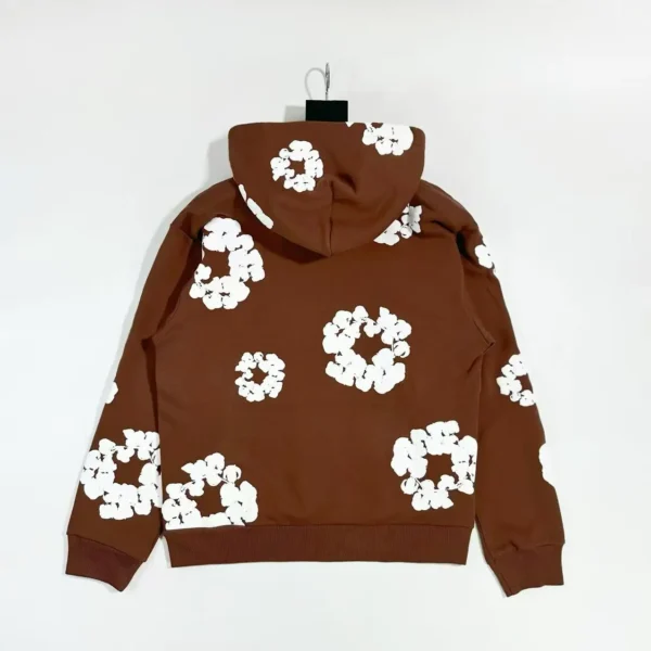 Denim Tears Mono Brown Kapok Hoodie - Image 2