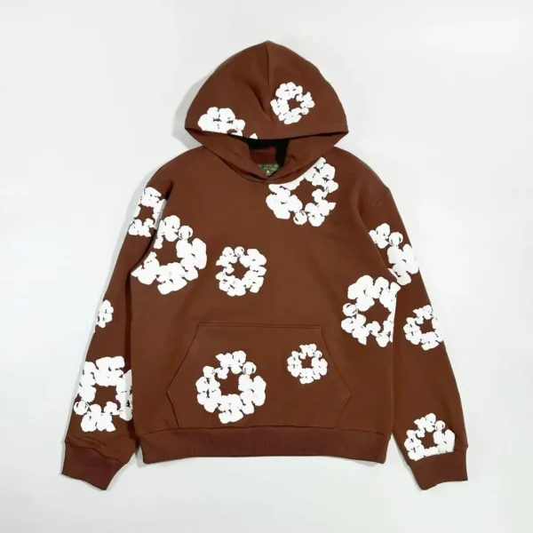 Denim Tears Mono Brown Kapok Hoodie