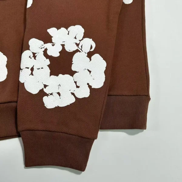 Denim Tears Mono Brown Kapok Hoodie - Image 7