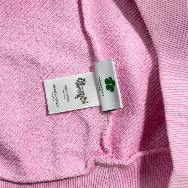 Denim Tears Mono Cherry Blossom Pink Kapok Hoodie - Image 10