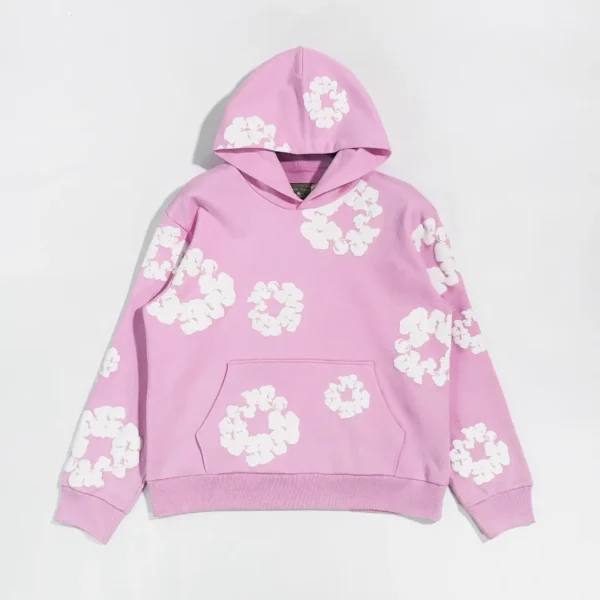 Denim Tears Mono Cherry Blossom Pink Kapok Hoodie