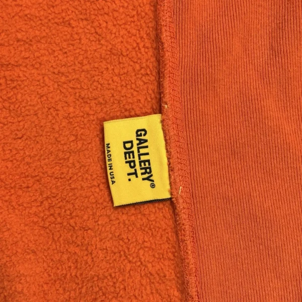 Gallery Depot. 90's GD Logo Orange Hoodie - Image 9