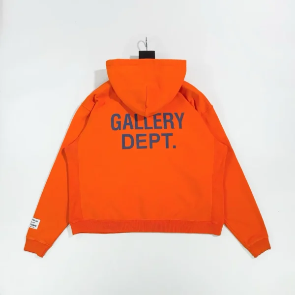 Gallery Depot. 90's GD Logo Orange Hoodie - Image 2