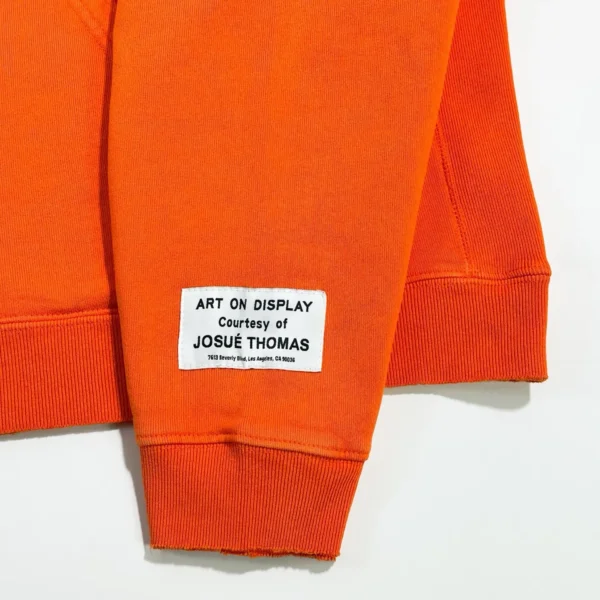 Gallery Depot. 90's GD Logo Orange Hoodie - Image 6