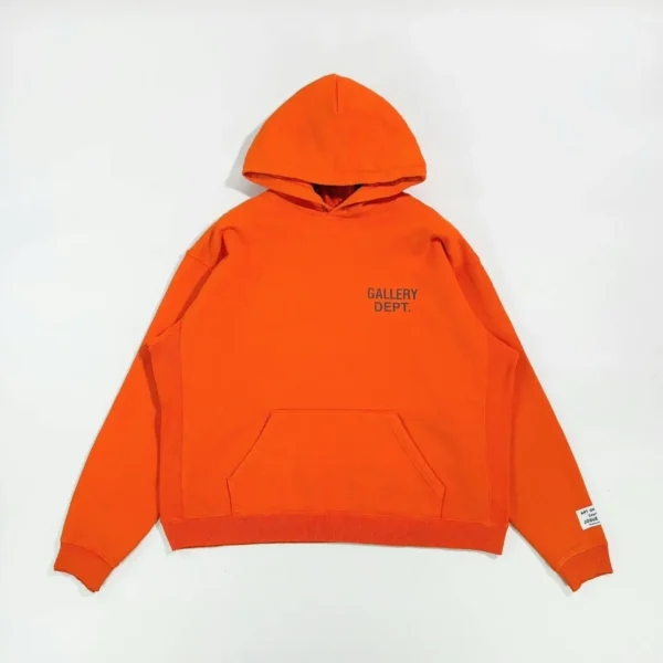 Gallery Depot. 90's GD Logo Orange Hoodie